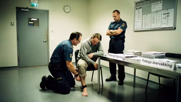 Kvinnomisshandlare får fotboja – offer flyr