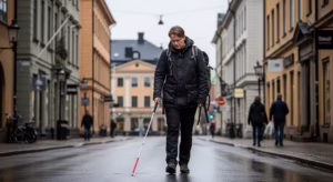 Synskadade offras för bussars framkomlighet