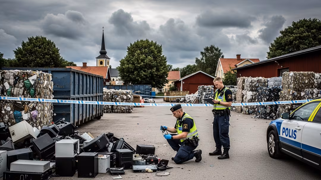 Kroppsdelen försvann i soporna