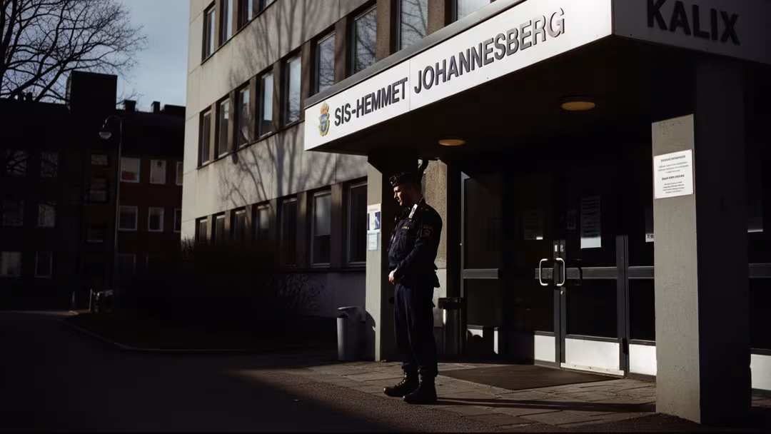 Pojke tog livet på SIS-hemmet