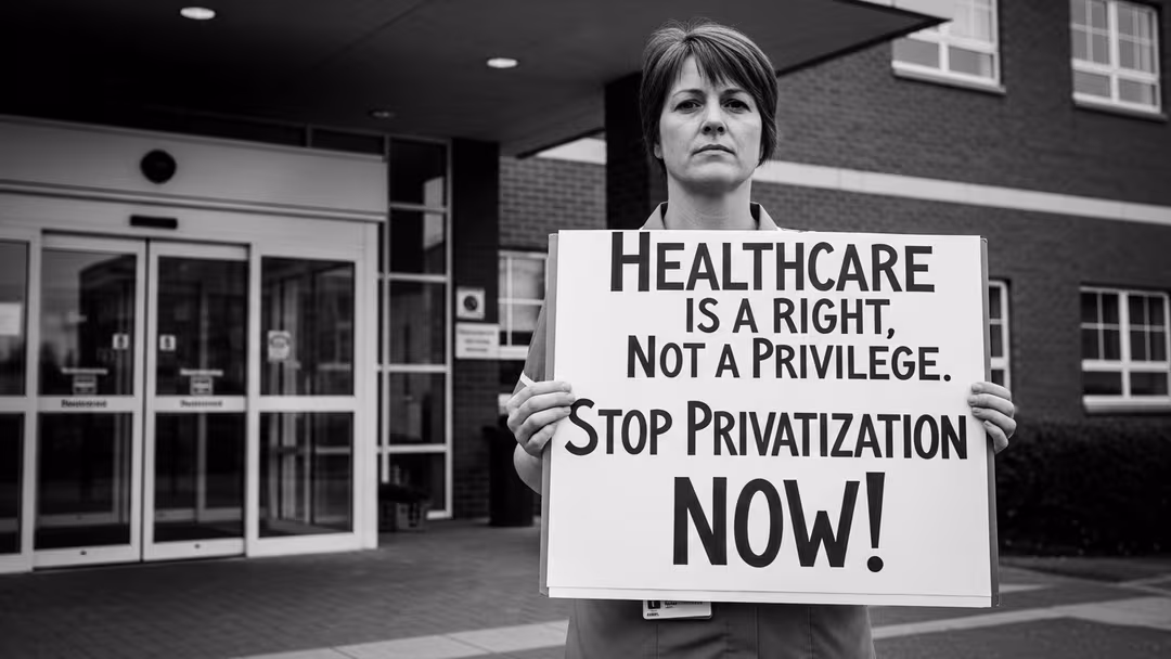 Sjuksköterska lämnar mot privatisering Sjuksköterska lämnar mot privatisering