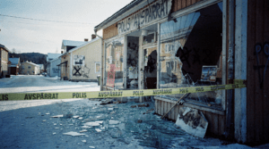 Nazistattack drabbar butik inför Vasalopp