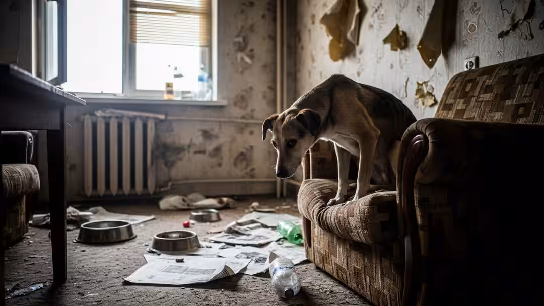 Övergiven hund avslöjar systemiskt misslyckande