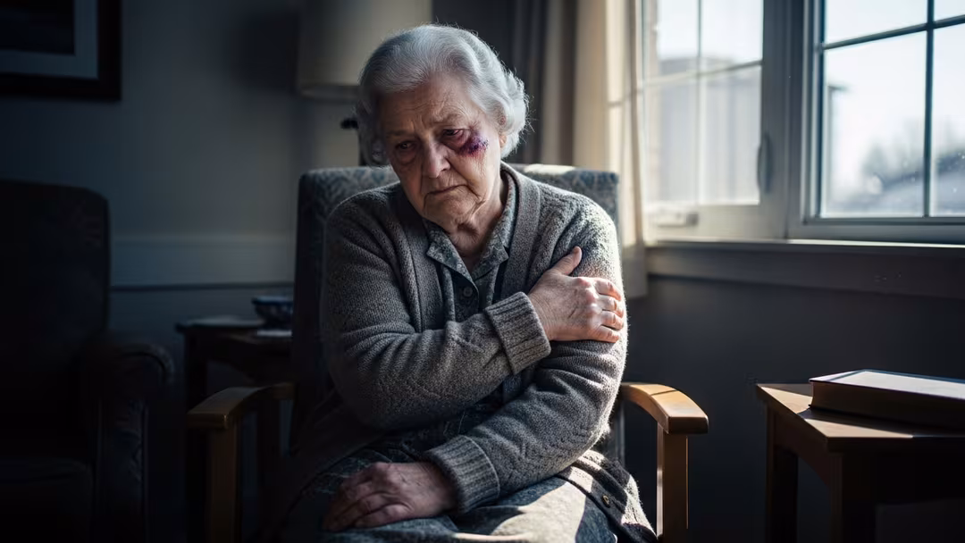 Skyddslös 96-åring misshandlad på hemmet