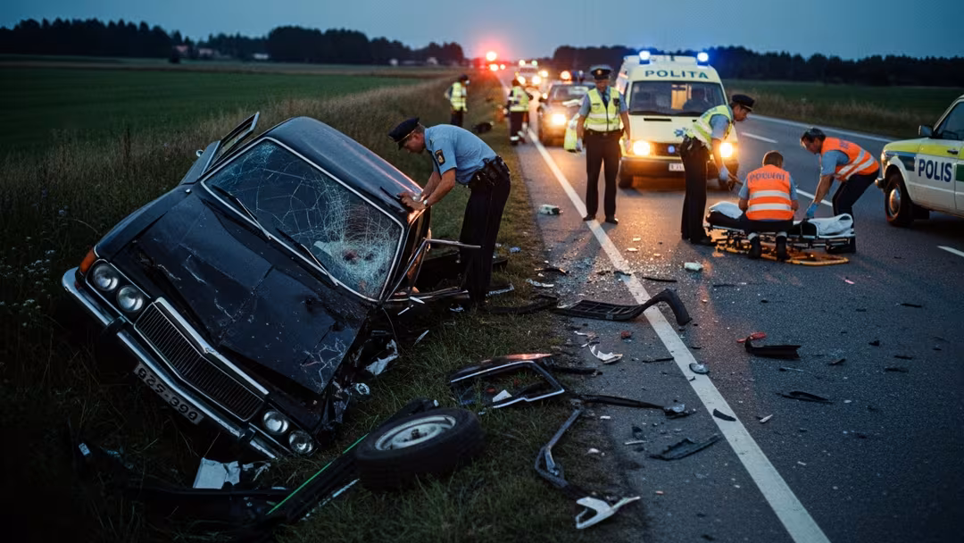 Misshandel och bilolycka i Malmö