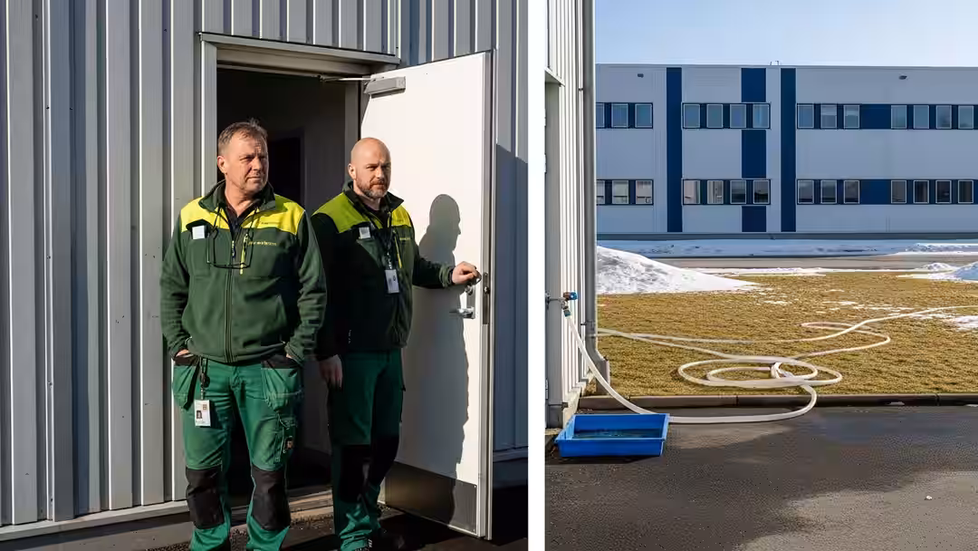 Ambulanspersonal tvingas arbeta i bajsbarack