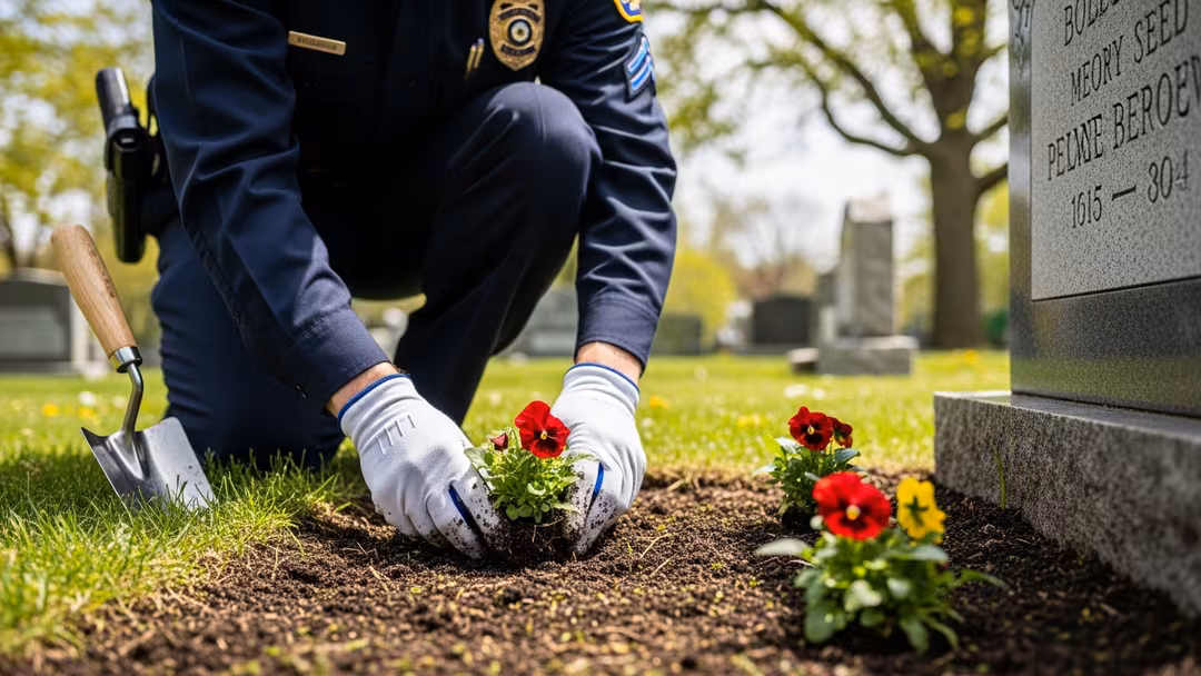 Polischef döms för blomstertjuveri