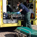Benborr strejkade när ambulans skulle ge adrenalin