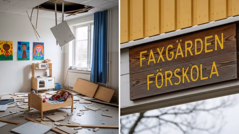 Felaktiga skruvar fick tak att rasa