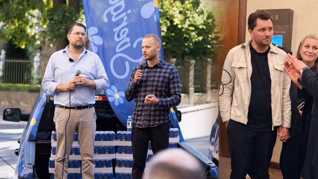Bara Jimmie Åkesson kom på Dumpens inbjudan Bara Jimmie Åkesson kom på Dumpens inbjudan