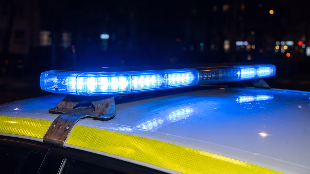 Polispatrull körde på oskyldig man